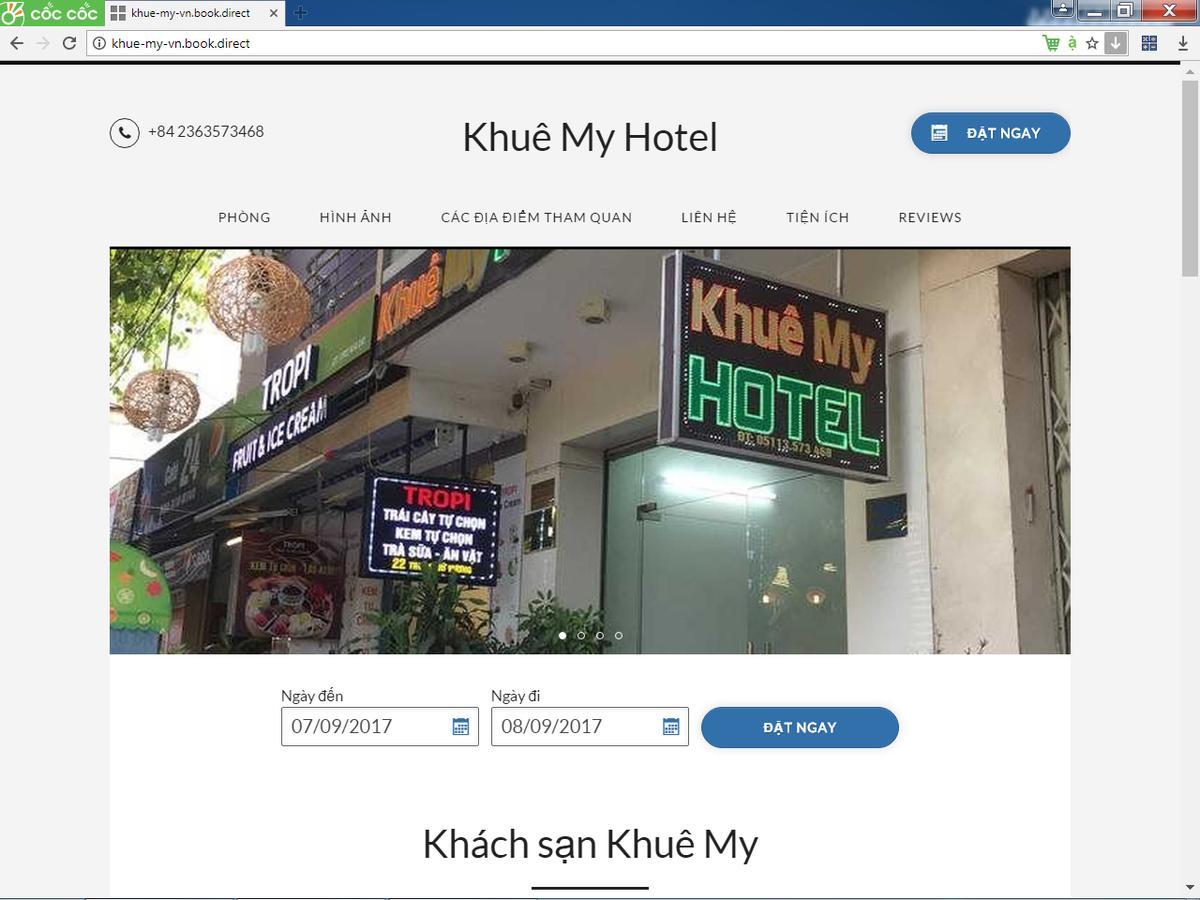 Khue My Hotel Da Nang Zewnętrze zdjęcie
